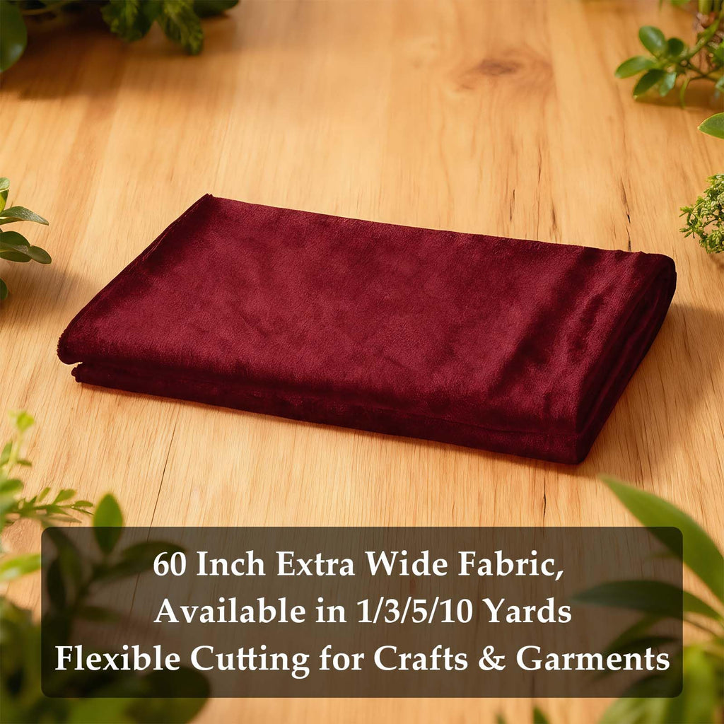 Burgundy 2‐Way Fabric 3 Yards 60 Inch Wide