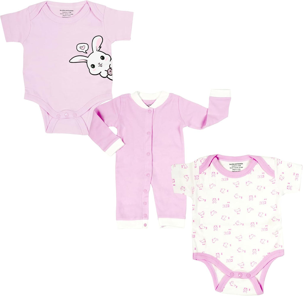 Newborn Baby Girl Layette Gift Set - 10 Pieces