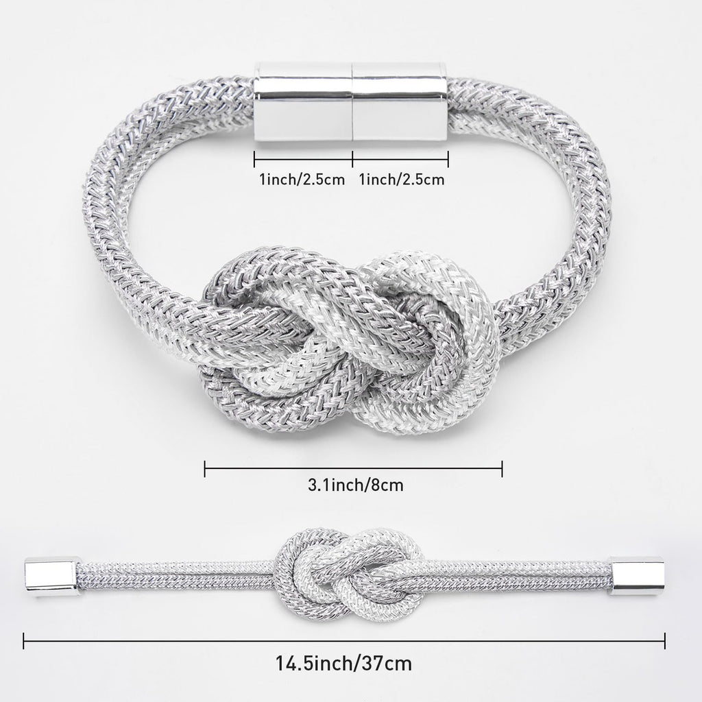 Mini Magnetic Curtain Tiebacks Nordic Simple Style Drape Tie Backs Elegant Hand Weave Rope Knot Decorative - 4 Pack