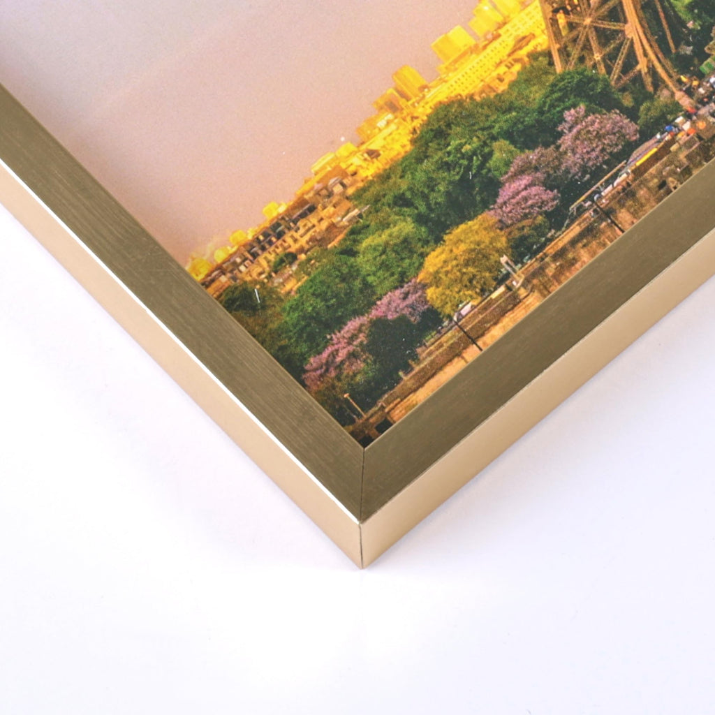8x10 Picture Frame Glass, Thin Border, White Photo Frames, 3Pcs
