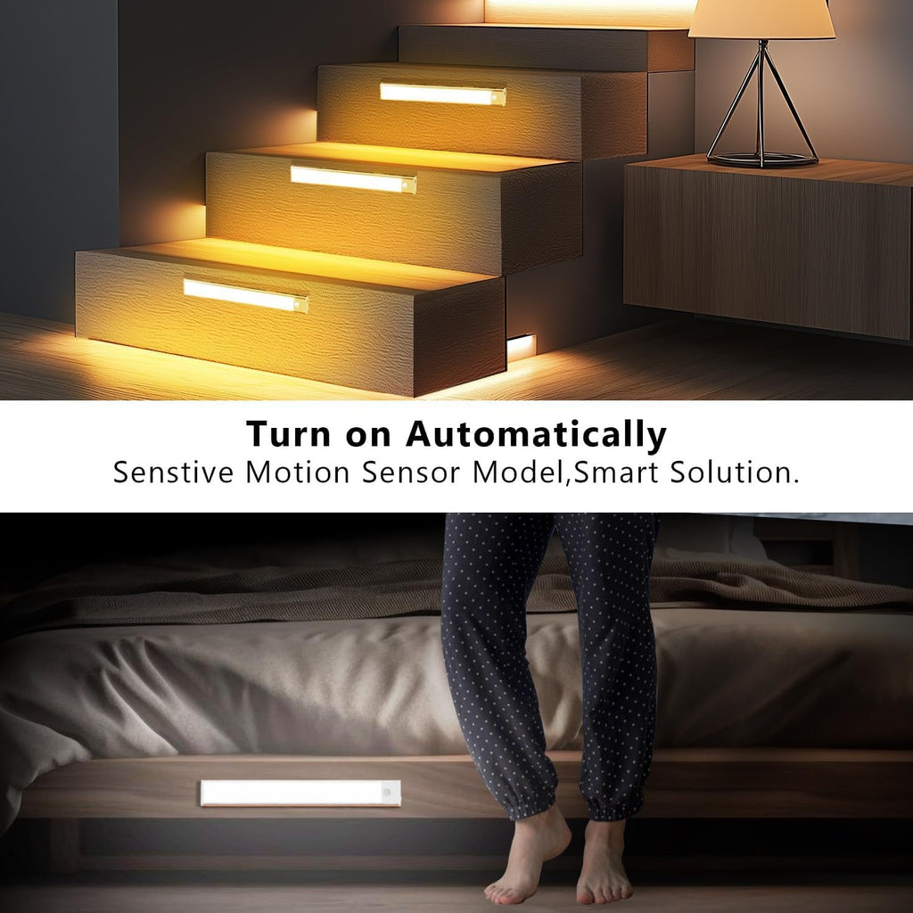 12inch Under Cabinet Lighting,2 Pack Motion Sensor Light Indoor