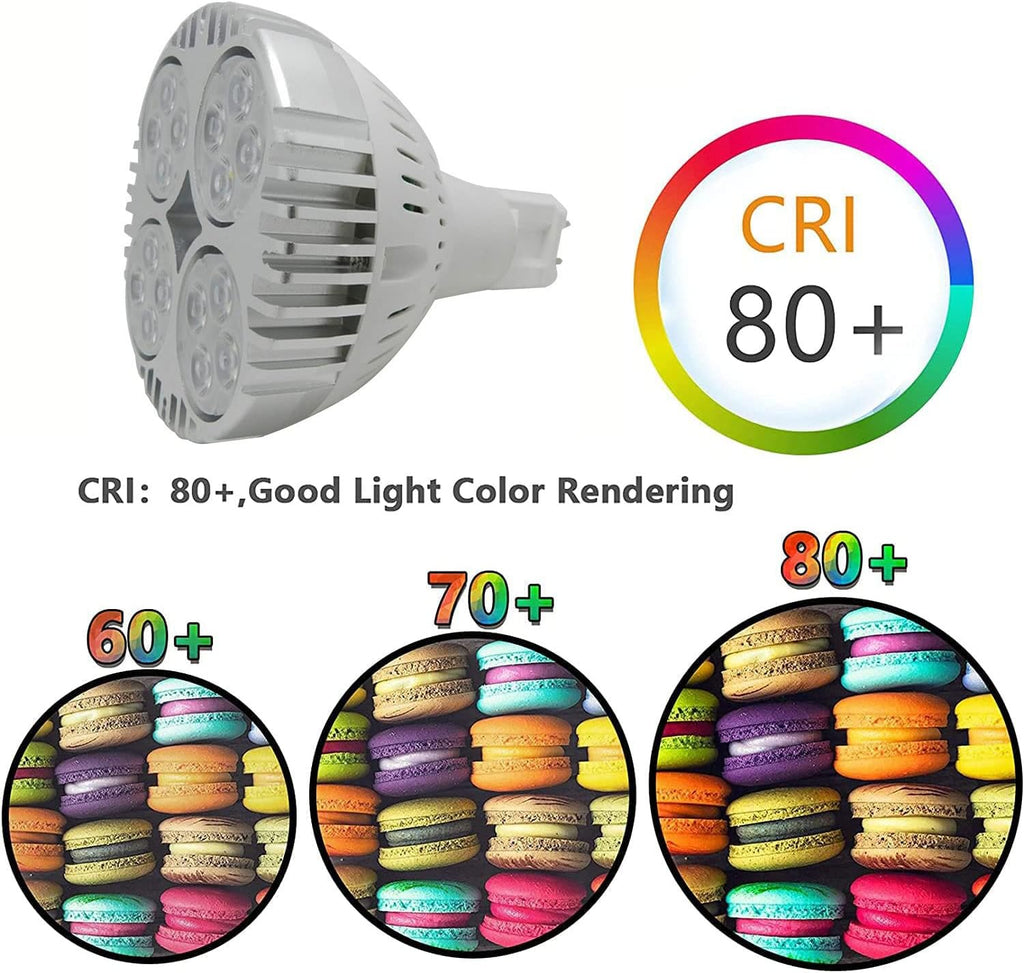 30W Par30 Flood Light Bulb, G12 LED Light Bulb Bright Light Bulbs (300W Equivalent) Recessed Lighting, Warm White