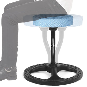 Chair for Kids, Yoga Chairs for Adults, Wobble Stool Active Flexible Seating Desk Chair with Non-Slip Base and