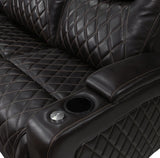 Oslo Home Theater Seating | Premium Top Grain Italian Nappa 11000 Leather, Power Recliner, Power Headrest
