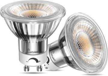 LED GU10 Range Hood Light Bulbs 6W, 50W Equivalent, Dimmable, Stove Appliance Light Bulb Replacement, MR16 GU10 LED