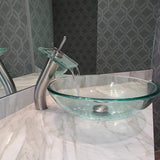 Novatto BONIFICARE Glass Vessel Bathroom Sink