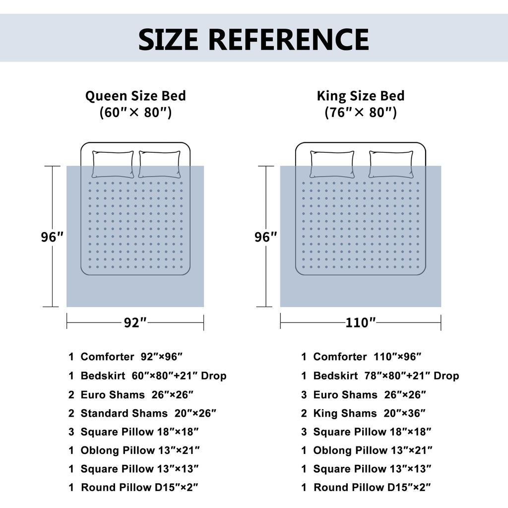 13-Piece Jacquard Comforter Set, King Bedding Set, Red