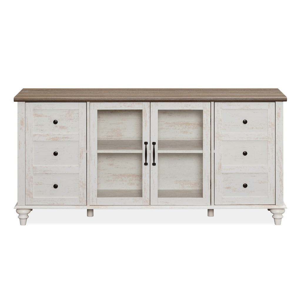 Sideboard Buffet Cabinets with Glass Door, Kitchen Storage Cabinets, Wood Coffee Bar Tables, Accent Sideboard Storage