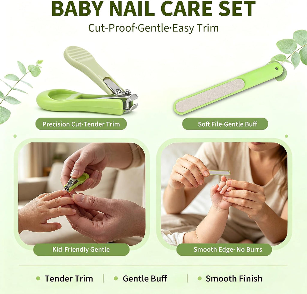 Grooming Kit, in-1 Nail Clippers Set, Essential Newborn Care