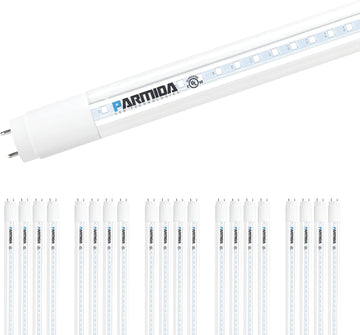 Pack of 20 4FT LED T8 Ballast Bypass Type B Light Tube, 24W, UL-Listed for Single-Ended & Dual-Ended Connection