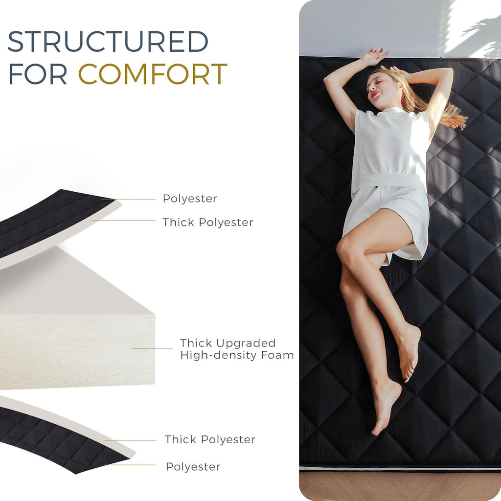 6" Extra Thick Japanese Futon Floor Mattress Foldable