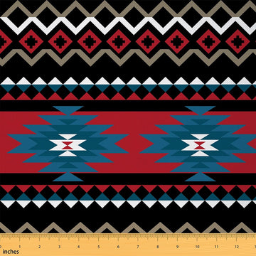 Geometric Stripes Exotic Fabric by The Yard 1 Yard Soft