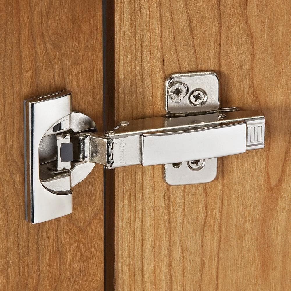 Full Overlay 110 deg Soft-Close BLUMotion Clip Top Frameless Hinges, Pair by