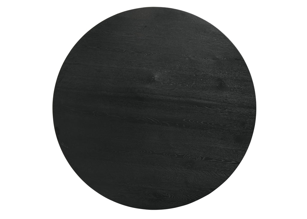 59" Round Dining Table for 6, Mid Century Modern Round Dining Table for 4-6 People, Round Kitchen Table Hourglass