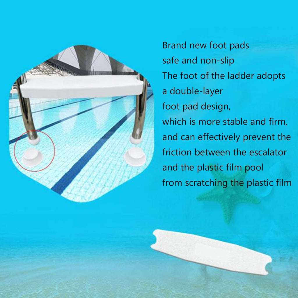 Select A-Frame Heavy Duty 33", 43", 52" Above Ground Ladder, Swimming Pool Ladder, 2/3/4 Steps Ladder, 304 Stainless