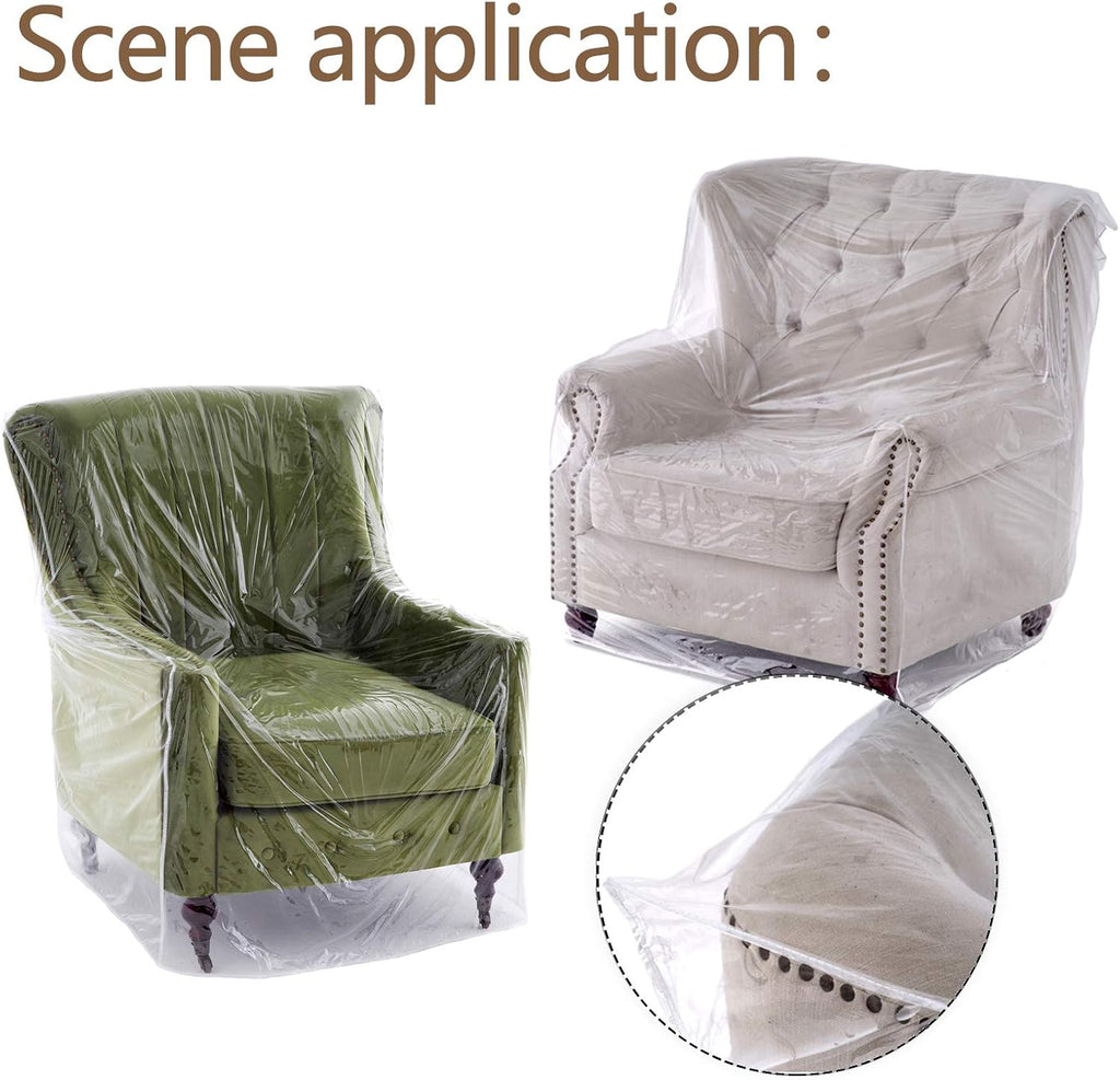 Heavy Duty Plastic Recliner Cover Pets | Cat Dog Scratching Protector Clear Vinyl Waterproof Sofa/Couch