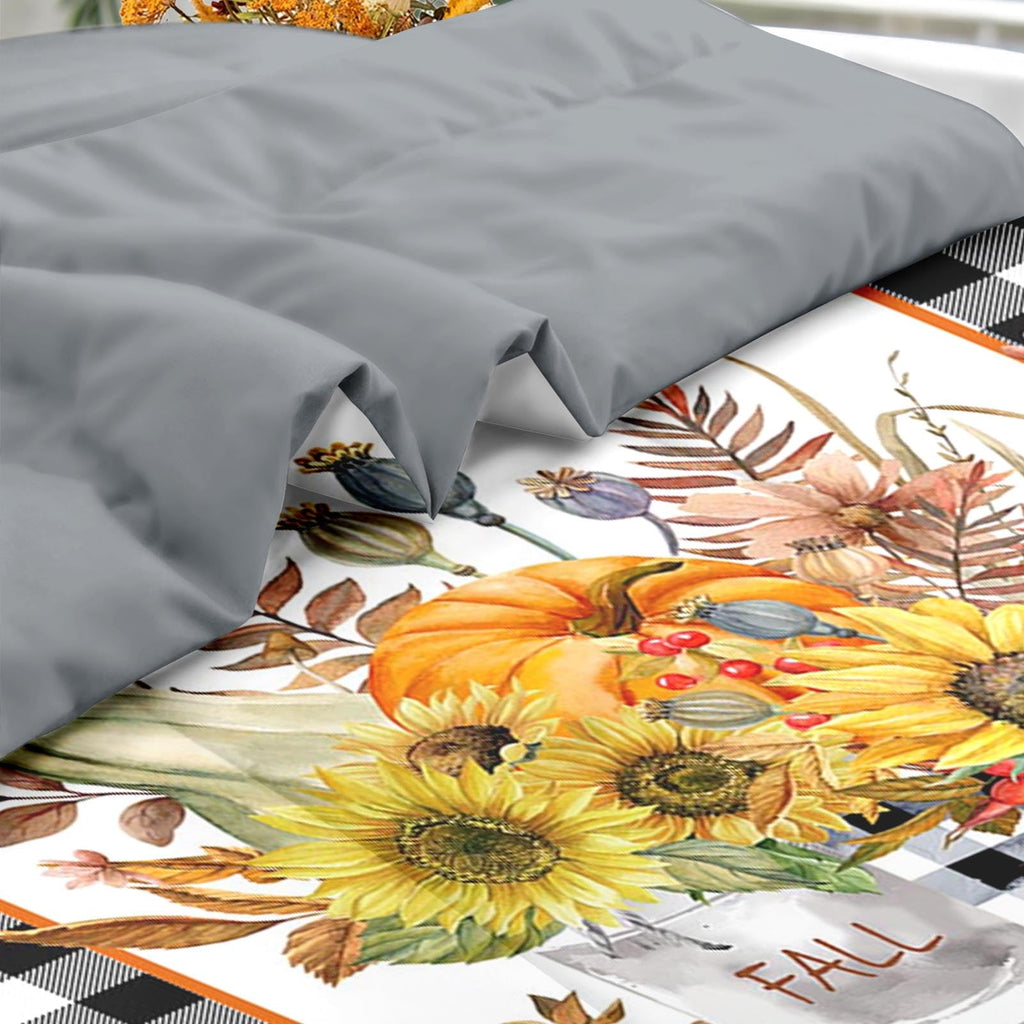 Fall Comforter Set with Sheets, 5 Pieces Buffalo Bedding