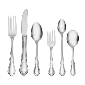 Chateau 6-Piece Progress Set, Baby Spoons Fork & Toddler Silverware
