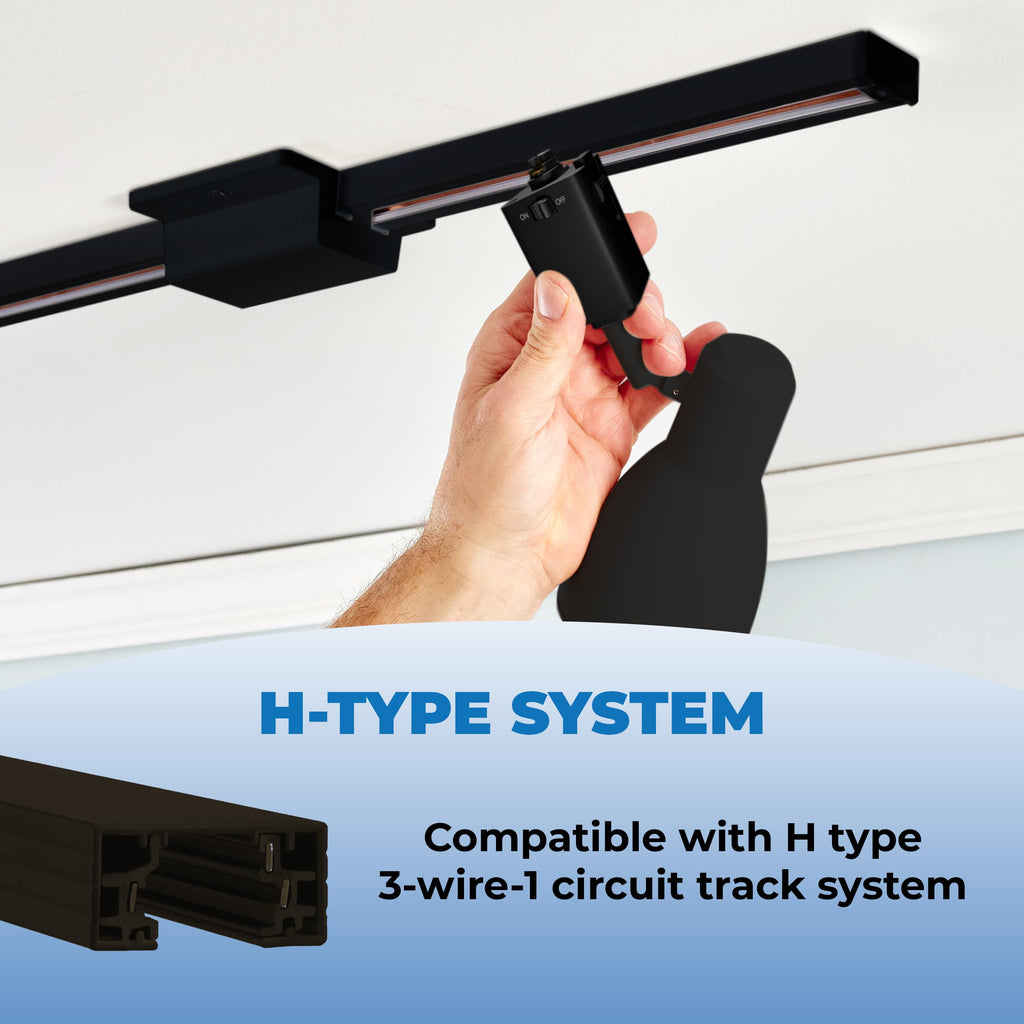 Pendant Track Adapter - H Track Adapter Supports 10 Lbs SVT 18/3