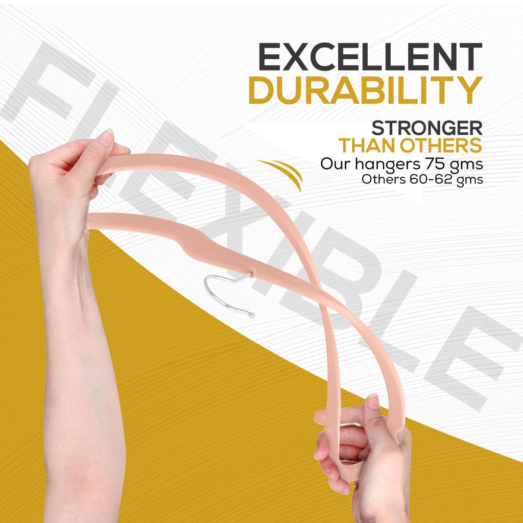 50 Pack New Premium Quality Velvet Hangers Ultra Thin Non Slip Adult Felt Space Saving Hangers for Closet Heavy Duty