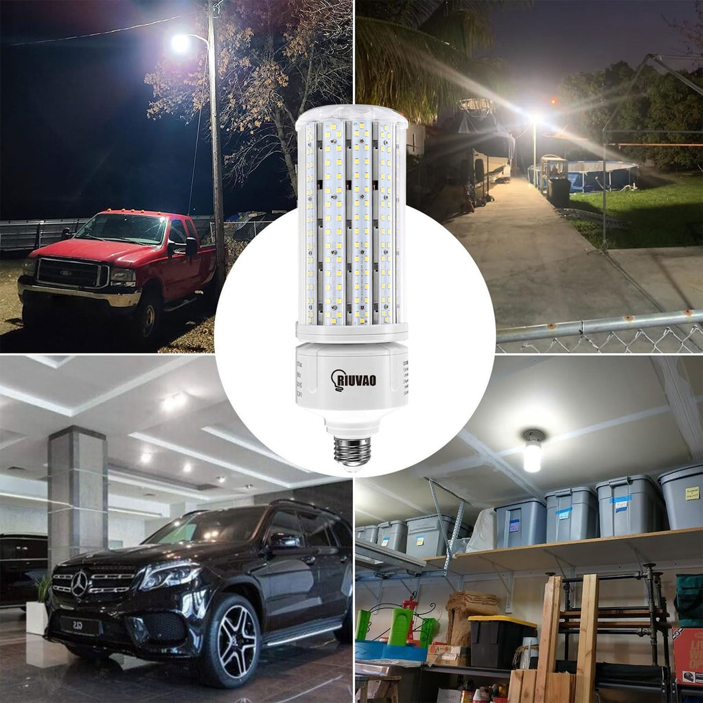2 Pack 100W LED Corn Bulb, E26 /E39 Base Led Corn Light Bulb, Super Bright 15000lm 5000k Led Bulb, 1000W Equivalent