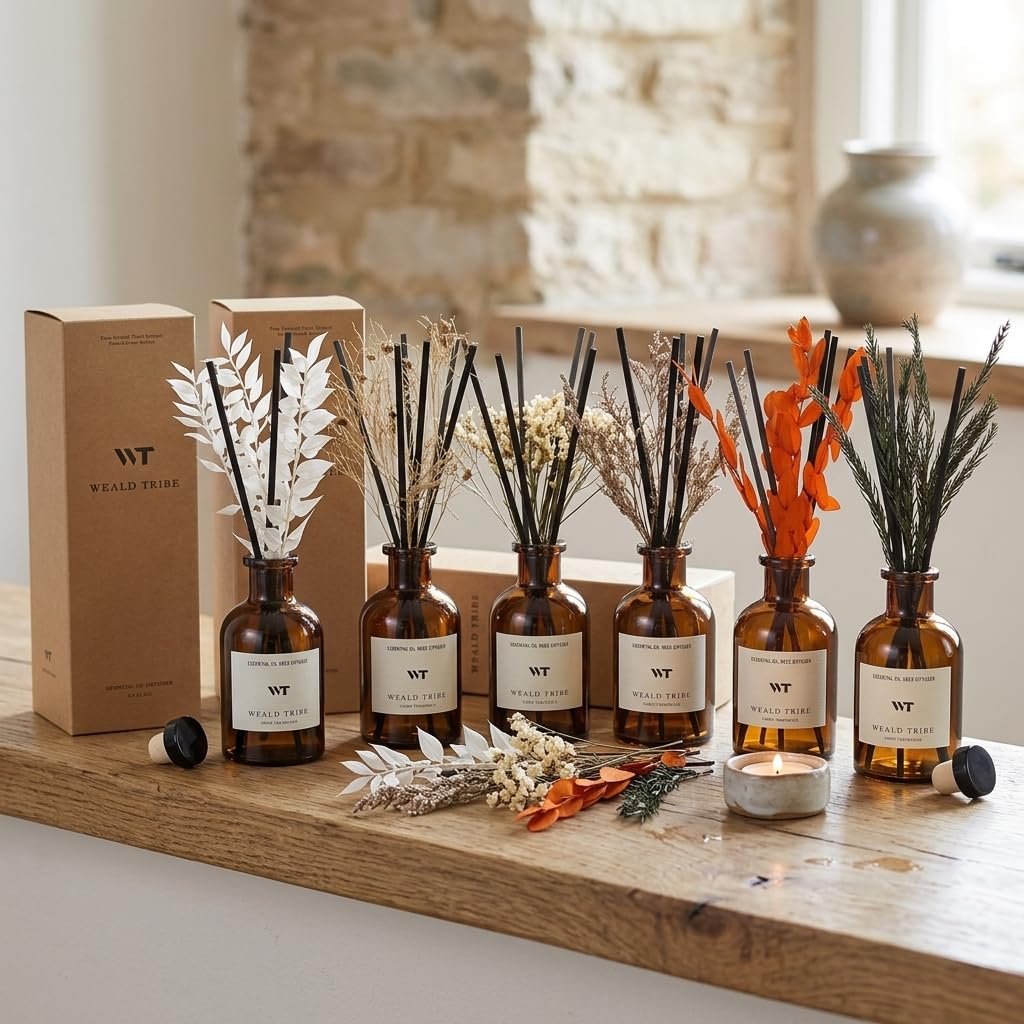 Balsam Fir Scent Reed Diffuser Set Air Fresheners