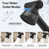 Bathroom Sink Faucet, FunnyAir Stainless Steel 1080° Rotatable Faucet for Sink 1 Hole or 3 Holes