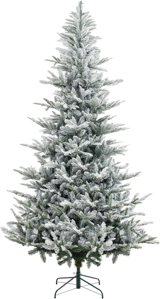 Marley Artificial Prelit Snow Flocked Christmas Tree