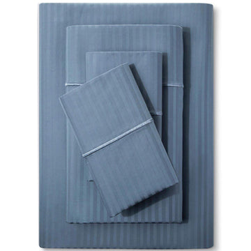 & Stitch 100% Cotton Sateen 500 TC Bed Sheet Set