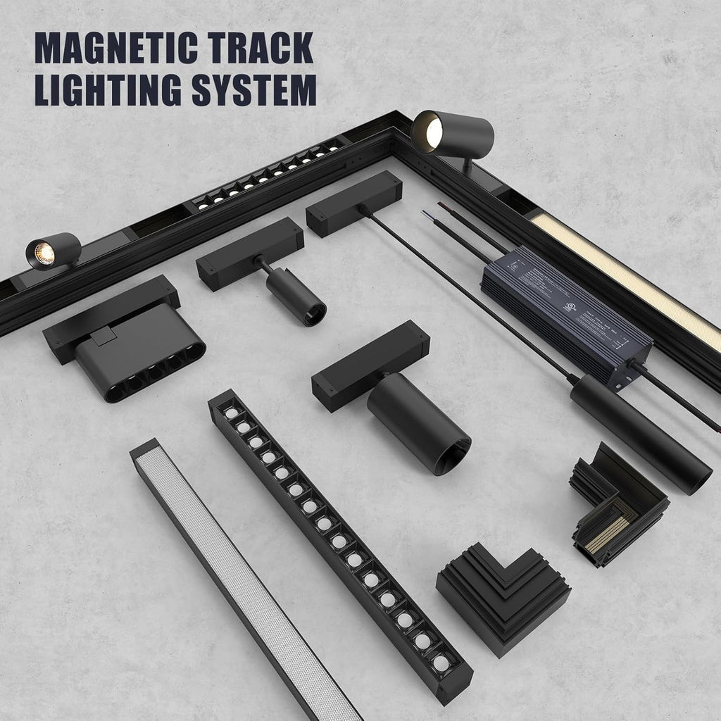 7W Magnetic Track Light Head, 24V Dimmable LED Spotlight Head, ETL