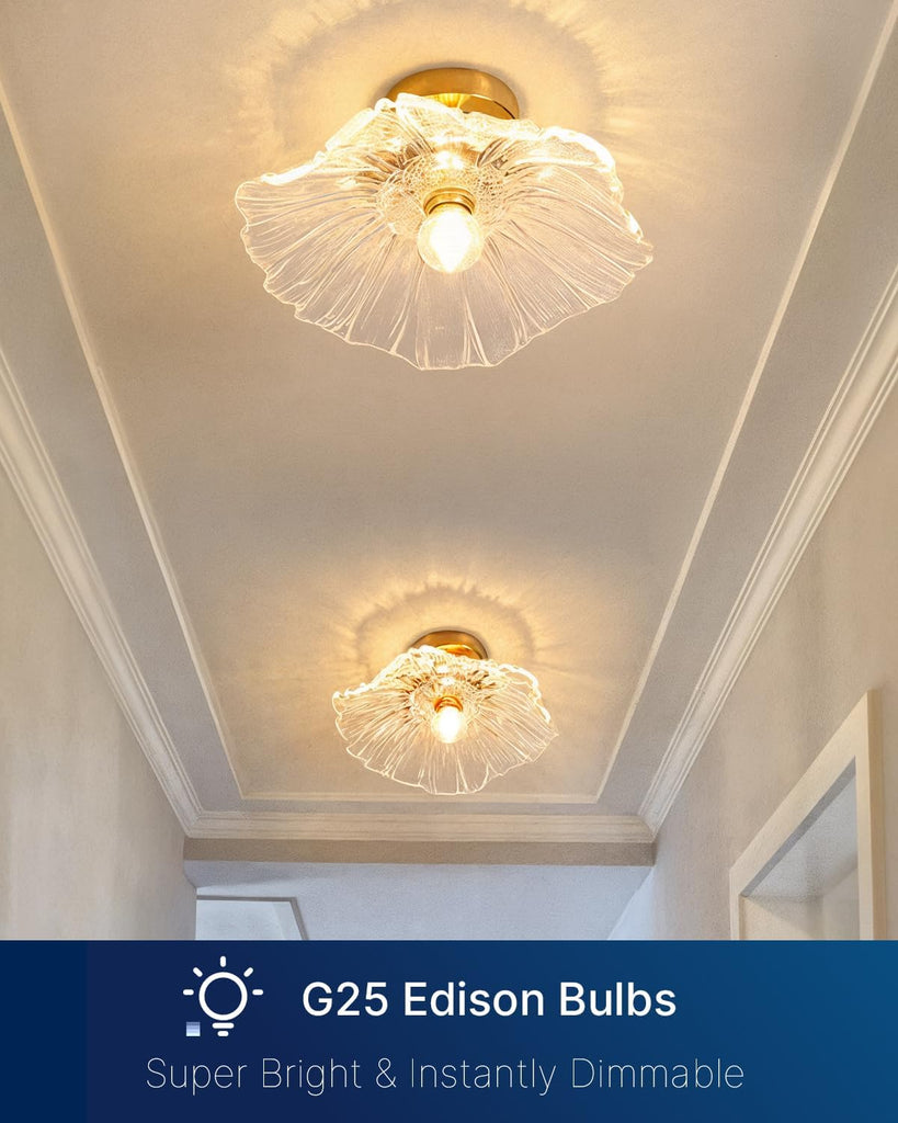 G25 LED Globe Bulbs, 40W Eqv, 400LM, 2200K Warm White, E26, 4 Pack