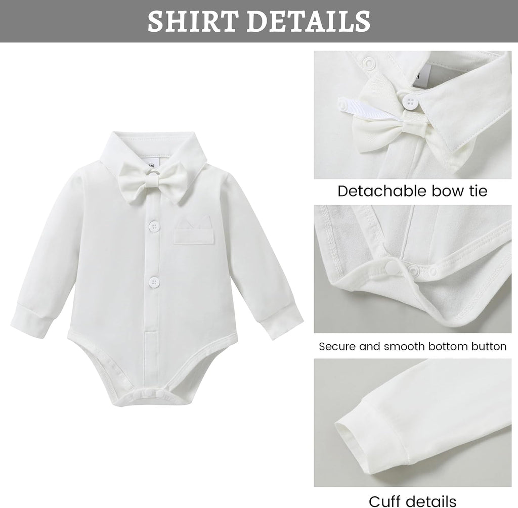 Baby Boy Clothes Infant Suit Wedding Baptism Outfit