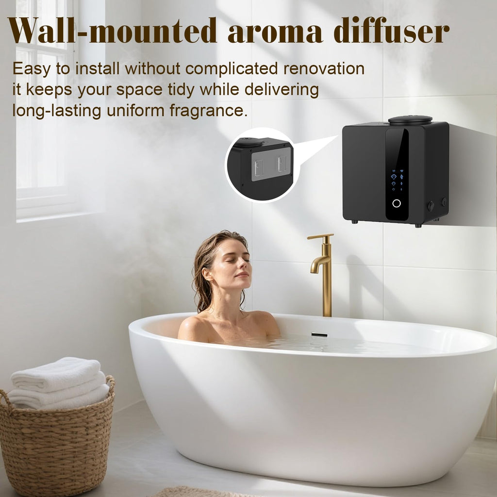 2026 Upgraded HVAC Scent Diffuser Machine Covers 5000 Sq.Ft for Large Room