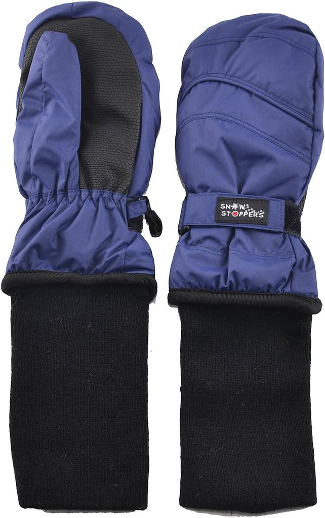 Kids Waterproof Long Cuff Winter Mittens