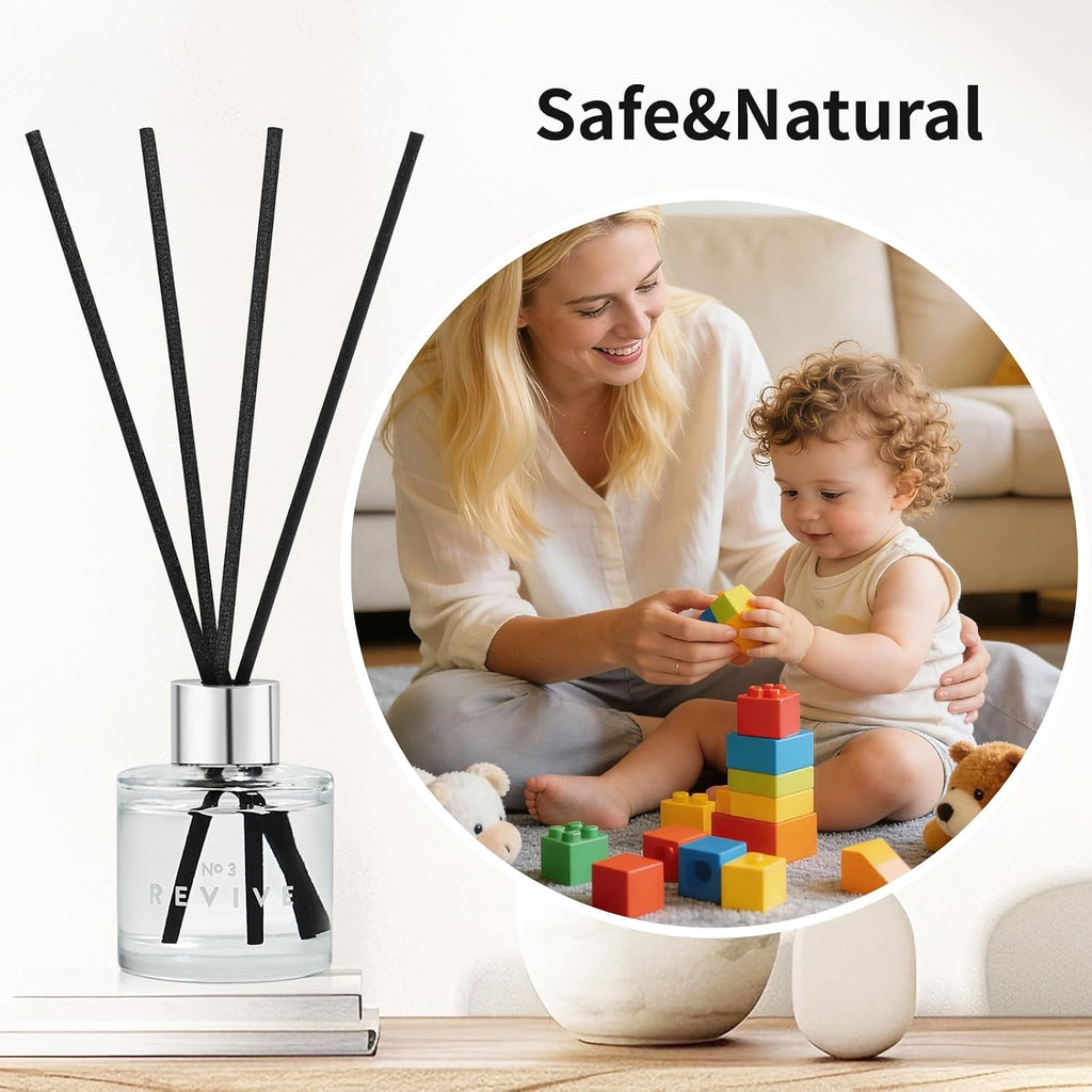 Fragrance Reed Diffuser, 50ML Lavender Jasmine Lemongrass - Set of 3