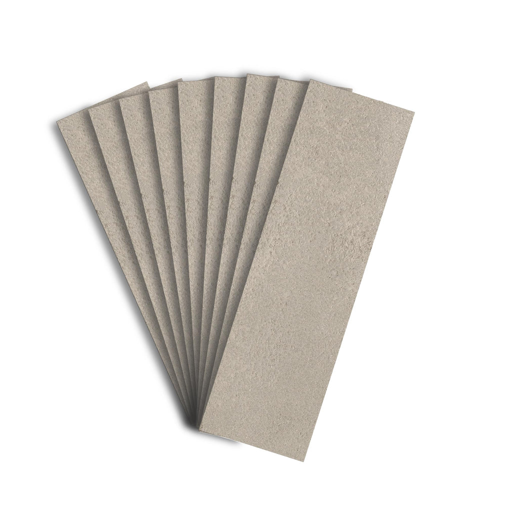 Matte Grigio Porcelain Subway Tile - 2"x8" Wall and Floor, Backsplash , Shower, Fireplace Accent - Great for