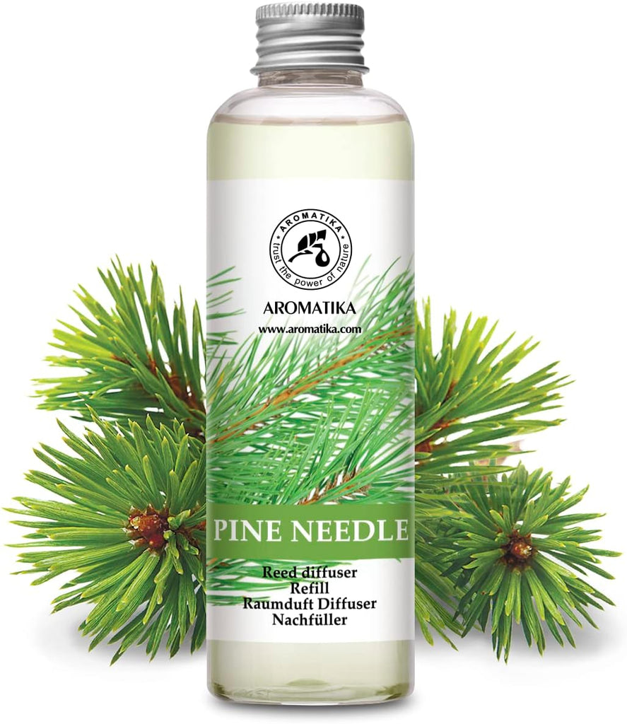 Pine Diffuser Refill 6.8 Fl Oz - Fresh & Long Lasting Fragrance - Scented Reed Diffuser - Diffuser Oil Refill - Set of 68