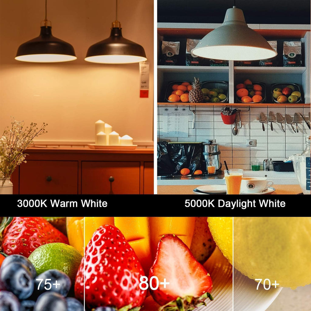 GU10 LED Lamp, 60W Halogen Bulbs Equivalent, 5.5W 600LM, 6000K Daylight White,110V dimmable GU10 Mr16 LED Bulbs
