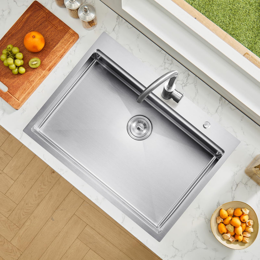 30 inches Kitchen Sink Workstation, Ledge and Multiple Accessories