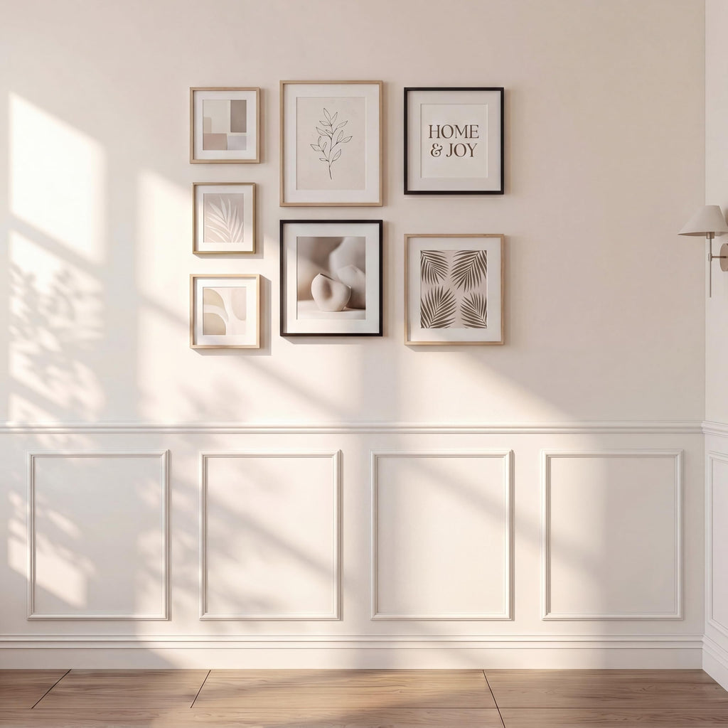 Peel and Stick 3Set Paintable Premade Wainscoting Panel
