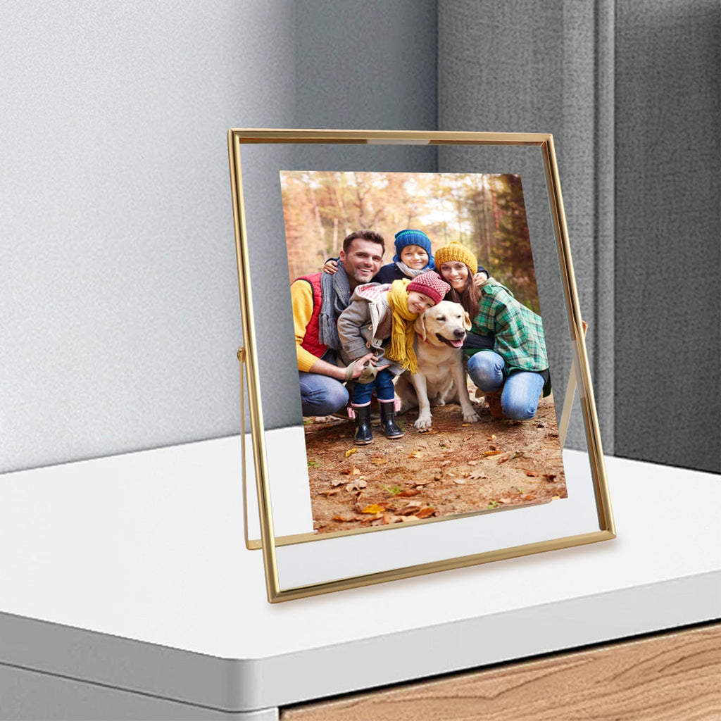 Gold Floating Frame, 8"×10", Set of 2, Portrait