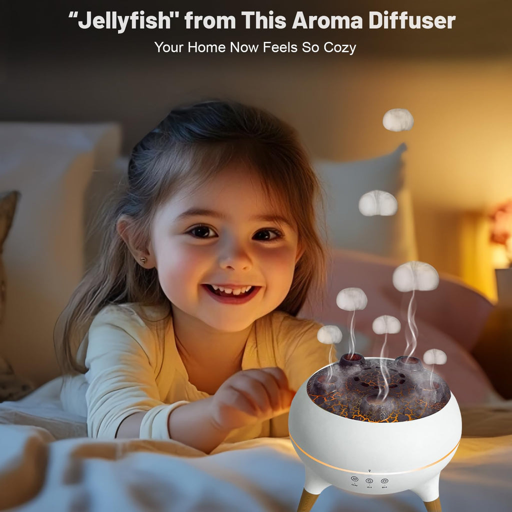 Aroma Diffuser with 7-Color Changing Lights, Quiet Ultrasonic Essential Oil Diffuser, Auto Shut-Off, Cool Mist