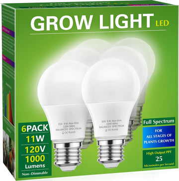 Grow Light Bulbs, Full Spectrum Grow Light Bulb, LED Grow Light