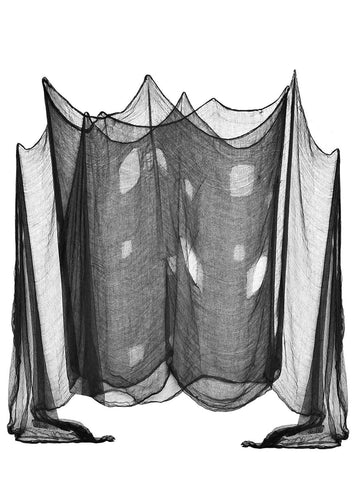 2 Packs (48 x 240 in.) Halloween Creepy Cloth, Spooky Giant Cheese Cloth Tapestry for Halloween Party Supplies