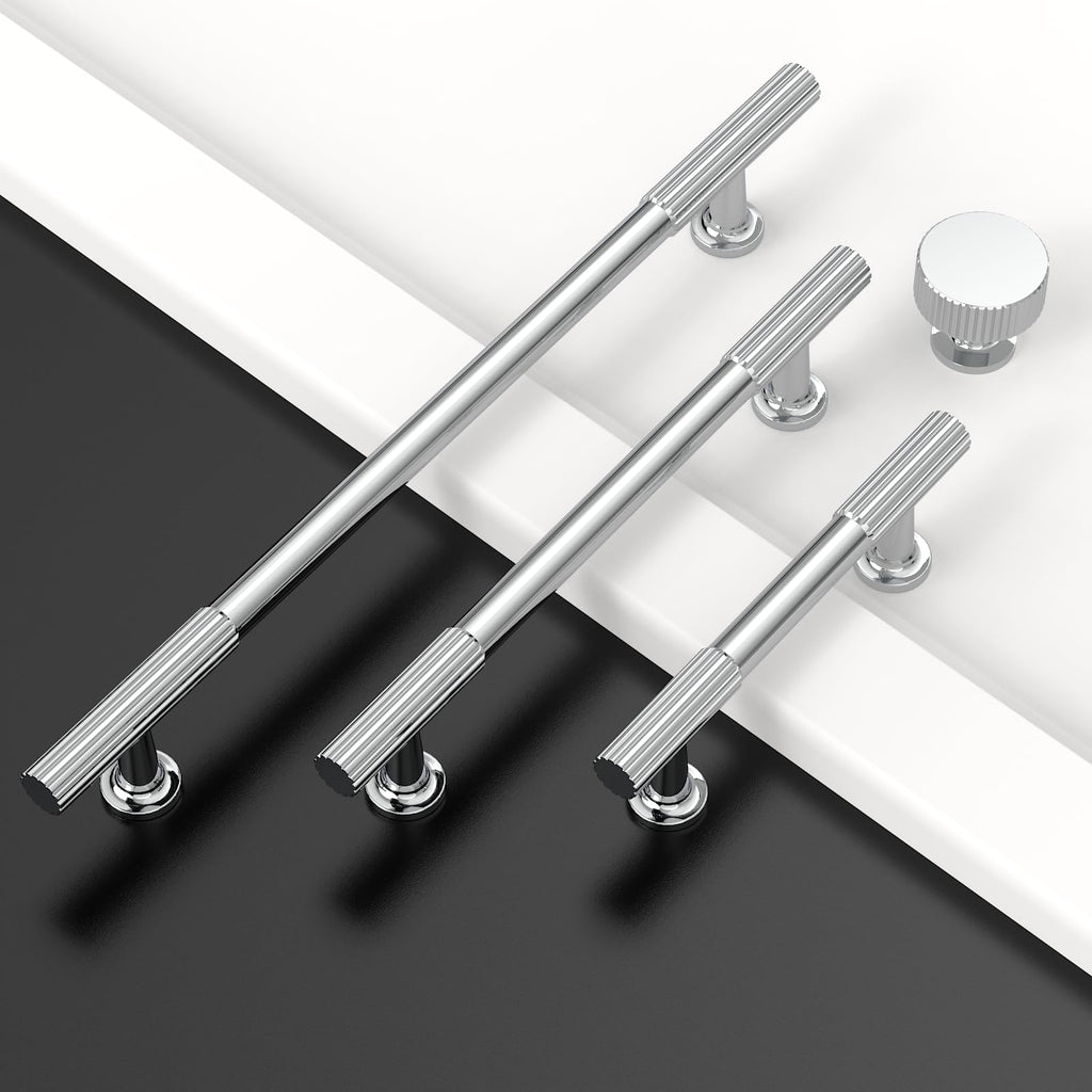 10 Pack 10 inch Polished Chrome Kitchen Cabinet Handles