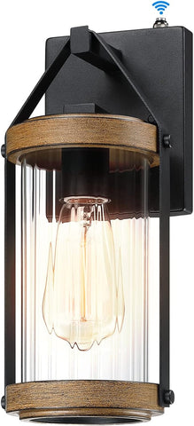 Dusk to Dawn Sensor Outdoor Wall Sconce Lighting Anti-Rust Exterior Porch Light Fixtures Farmhouse Front House Lantern
