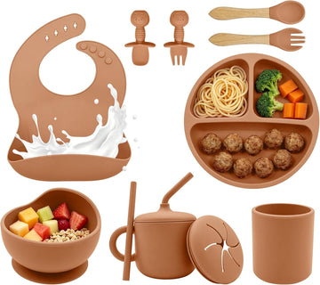 Feeding Set 9 Pcs, Baby Led Weaning Supplies