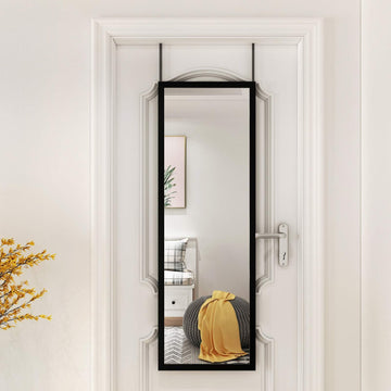 Full Body Length Door Hanging Wall Mounted Mirror Over the Door