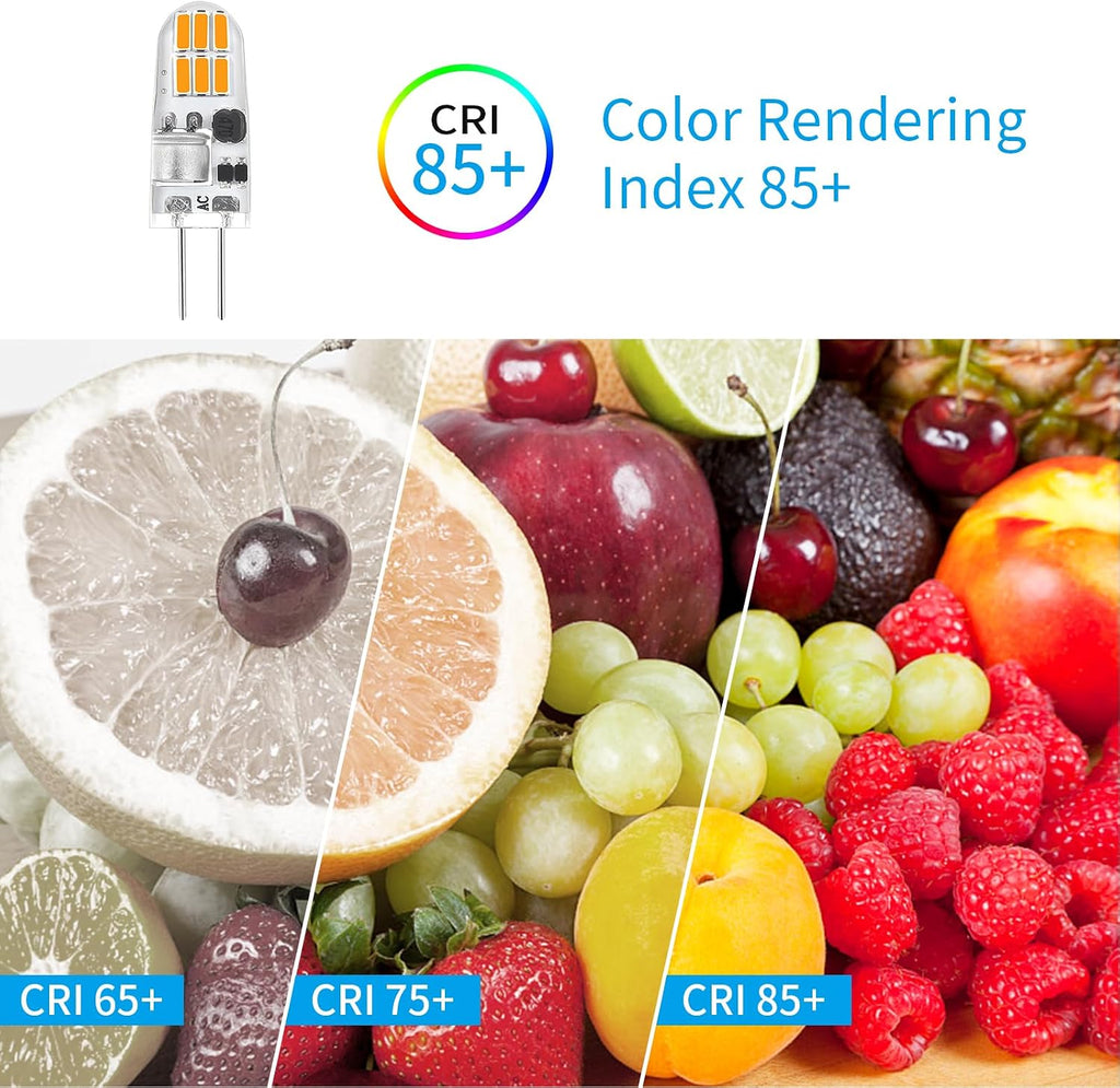 G4 led Bulb, 12V AC/DC G4 Bi-Pin Light Bulbs, Alternative to JC Halogen Bulbs,Suitable for Lawn Lights, Puck Lights