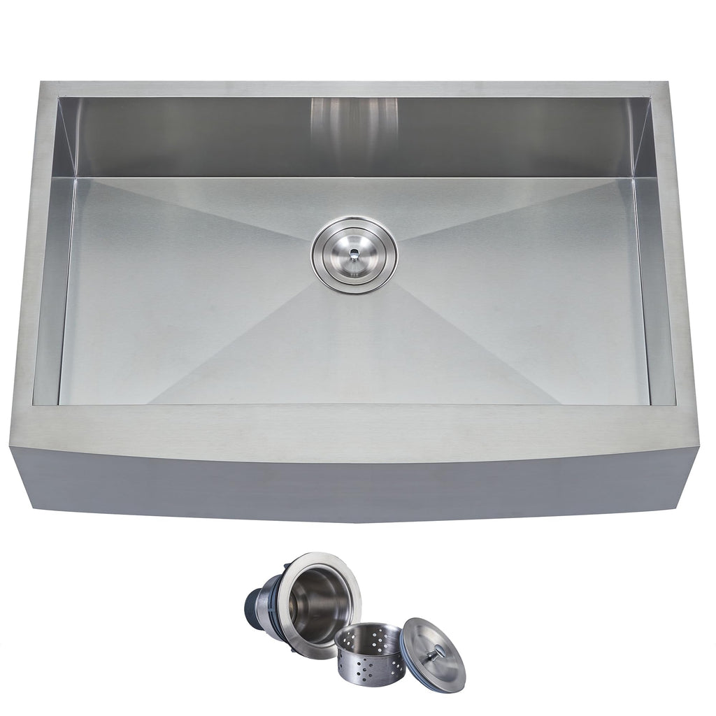 33 Inch Farmhouse Sink Stainless Steel Apron Front